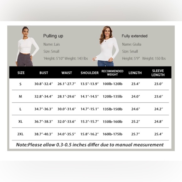 🆕3 Pack Womens Long Sleeve Crew Neck Basic Stretchy Shirt - Picture 2 of 2